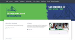 Desktop Screenshot of congressoanadep.org.br
